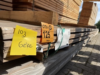 Ca. 36x Douglas planken geschaafd, 18x195mm, lengte 300cm